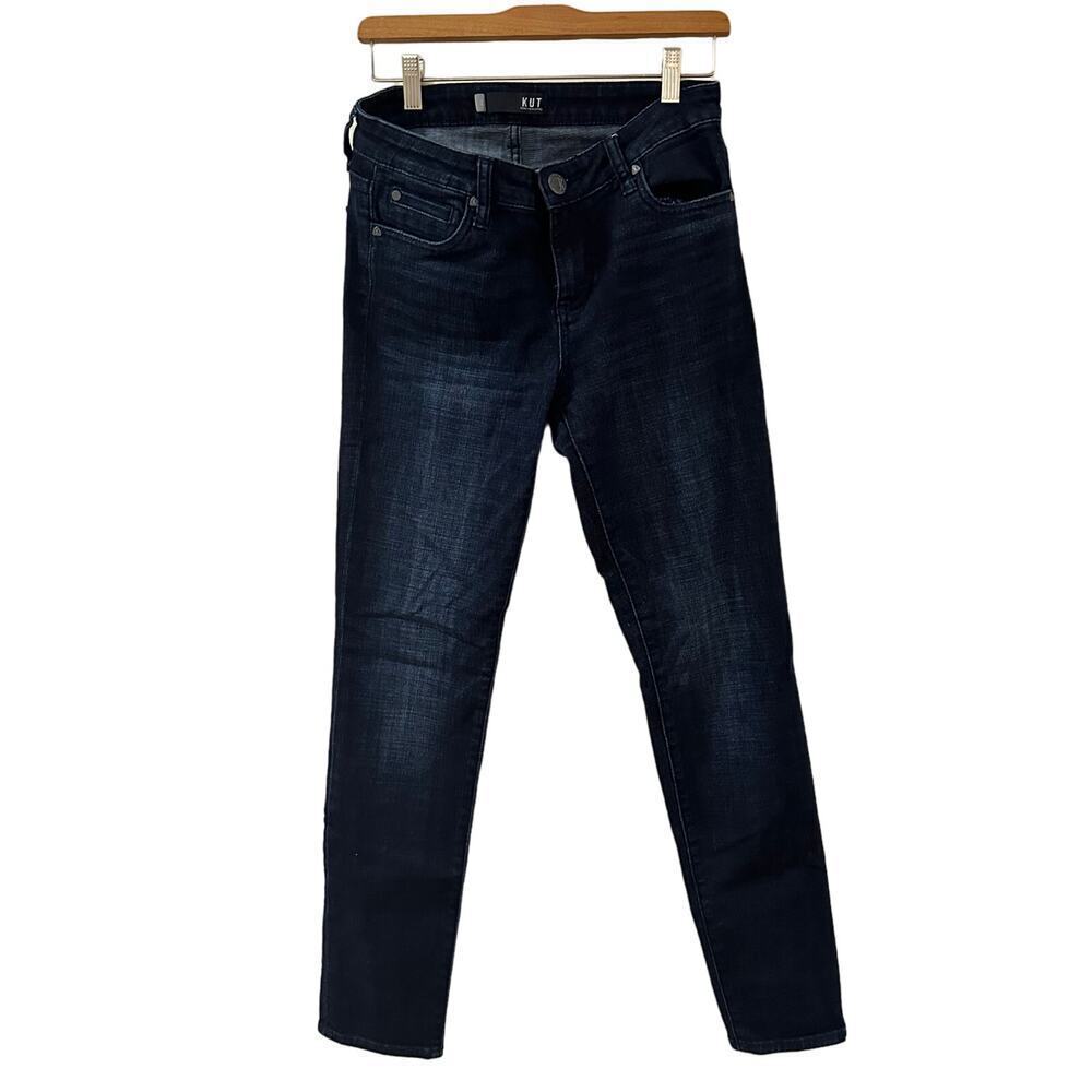 Kut from the Kloth Catherine Boyfriend Jeans sz 2 Dark Wash